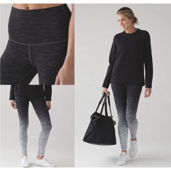 Lululemon Wunder Under High Rise Tight Ombré Melange 31” Size 6 - Picture 10 of 11